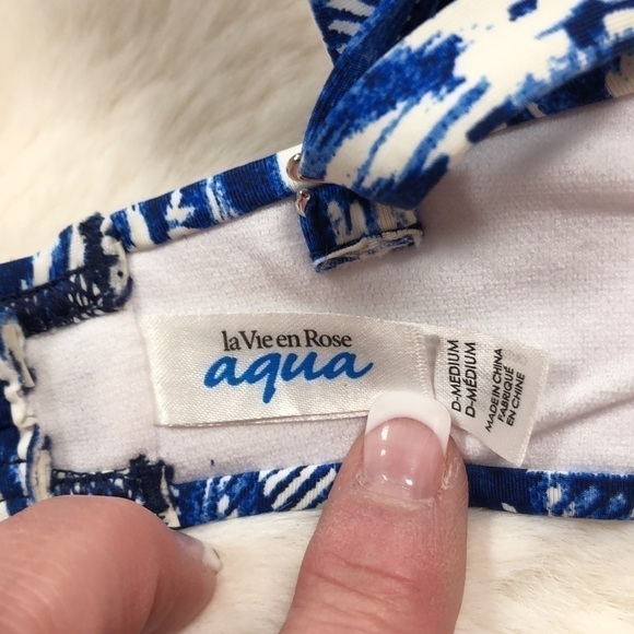 La Vie en Rose Aqua Bikini Top - Picture 5 of 6